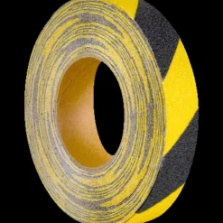 Skridsikker Tape Og Måtter^Skridsikker tape formbar 25 mm x 18,3 m gul/sort