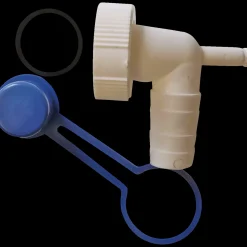 Afløb Og Rør^Slangeforskruning t/afløbsslange m/kondensstuds 1"3/4"