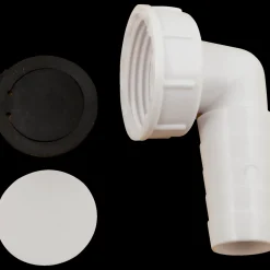 Afløb Og Rør^Slangeforskruning t/afløbsslange 1"3/4" hvid plast