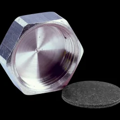 Vvs-Fittings Og Rør^Slutmuffe R10 3/8" m/pakning krom