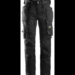 Sale Snickers Allroundwork arbejdsbukser med hylsterlommer stretch sort str. 52