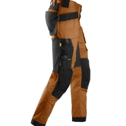 Hot Snickers Allroundwork arbejdsbukser med hylsterlommer stretch brun/sort str. 48