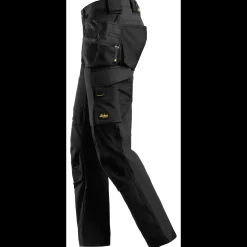 Snickers Arbejdsbukser^Allroundwork arbejdsbukser med hylsterlommer fuldstretch sort str. 54