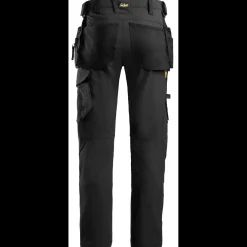 Snickers Arbejdsbukser^Allroundwork arbejdsbukser med hylsterlommer fuldstretch sort str. 54