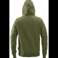 Sale Snickers Allroundwork hættetrøje med lynlås khaki grøn str. L