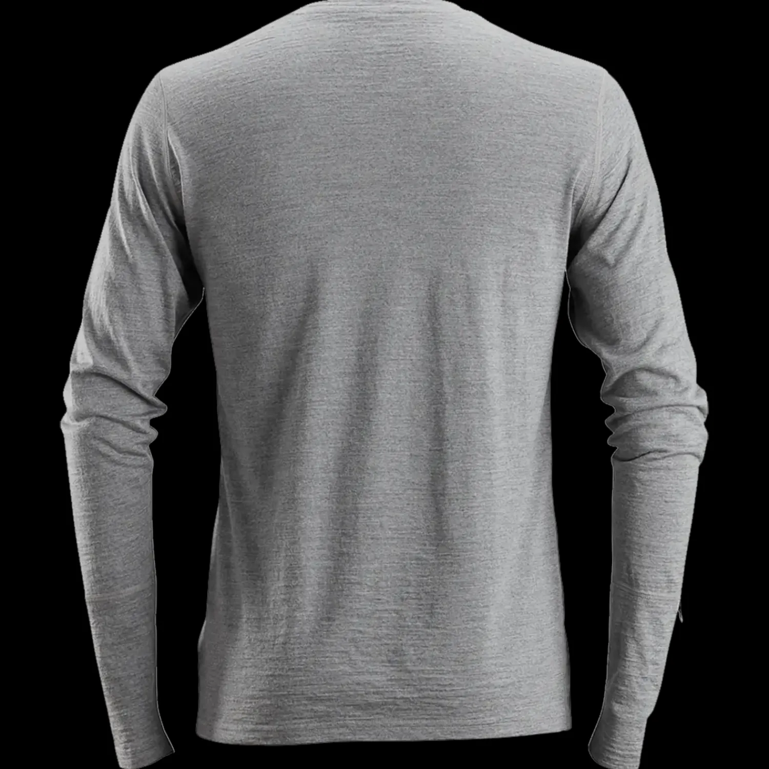 T-Shirts^Snickers Allroundwork t-shirt langærmet uld lys gråmeleret str. L