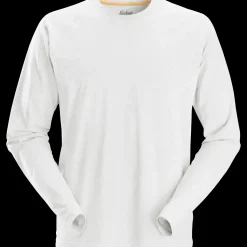 Snickers T-Shirts^Allroundwork t-shirt langærmet hvid str. M