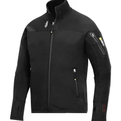 Snickers Trøjer Og Sweatshirts^Body Mapping microfleece jakke sort str. M