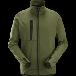 Jakker Og Veste^Snickers fleecejakke med lynlås khaki grøn str. XL