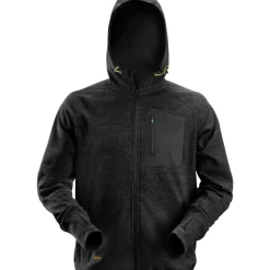 New Snickers FlexiWork hættetrøje i fleece sort str. M