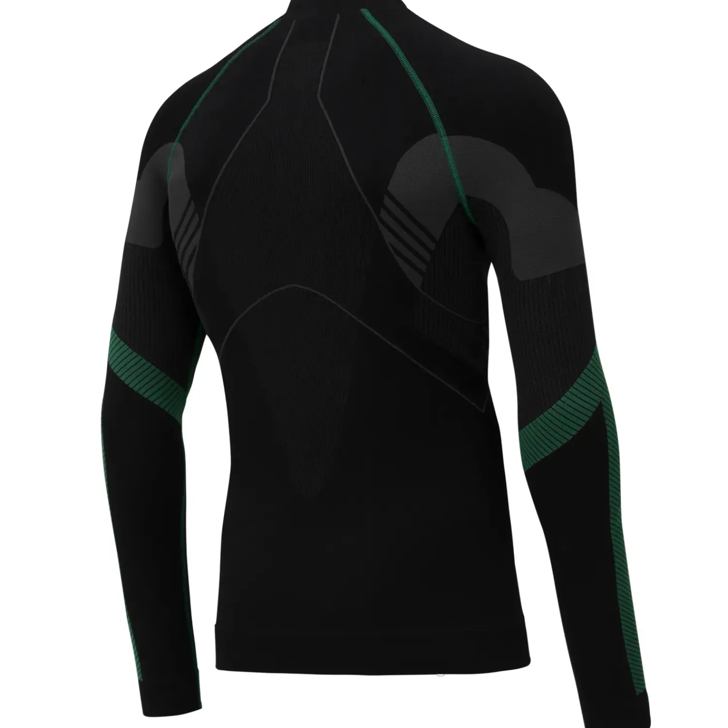 Clearance Snickers Flexiwork undertrøje langærmet sømløs sort/grå str. L