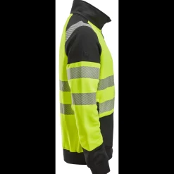 Jakker Og Veste^Snickers hi-vis sweatjakke med lynlås gul/sort str. 2XL