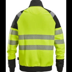 Jakker Og Veste^Snickers hi-vis sweatjakke med lynlås gul/sort str. 2XL