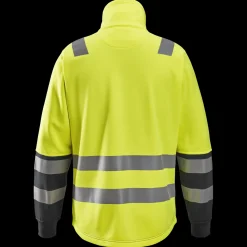 Snickers Hi-Vis Tøj Og Udstyr^hi-vis trøje med gennemgående lynlås, klasse 2 gul/sort str. XL