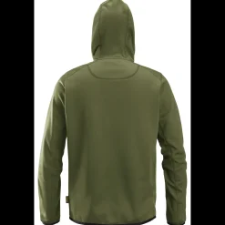 Online Snickers hættetrøje fleece khaki grøn str. M