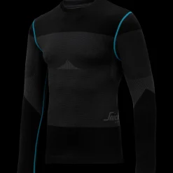 Best Snickers Litework trøje langærmet sømløse sort/grå str. 2XL