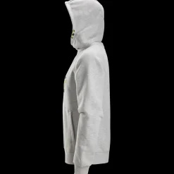 Trøjer Og Sweatshirts^Snickers Logo hættetrøje lys gråmeleret str. 2XL