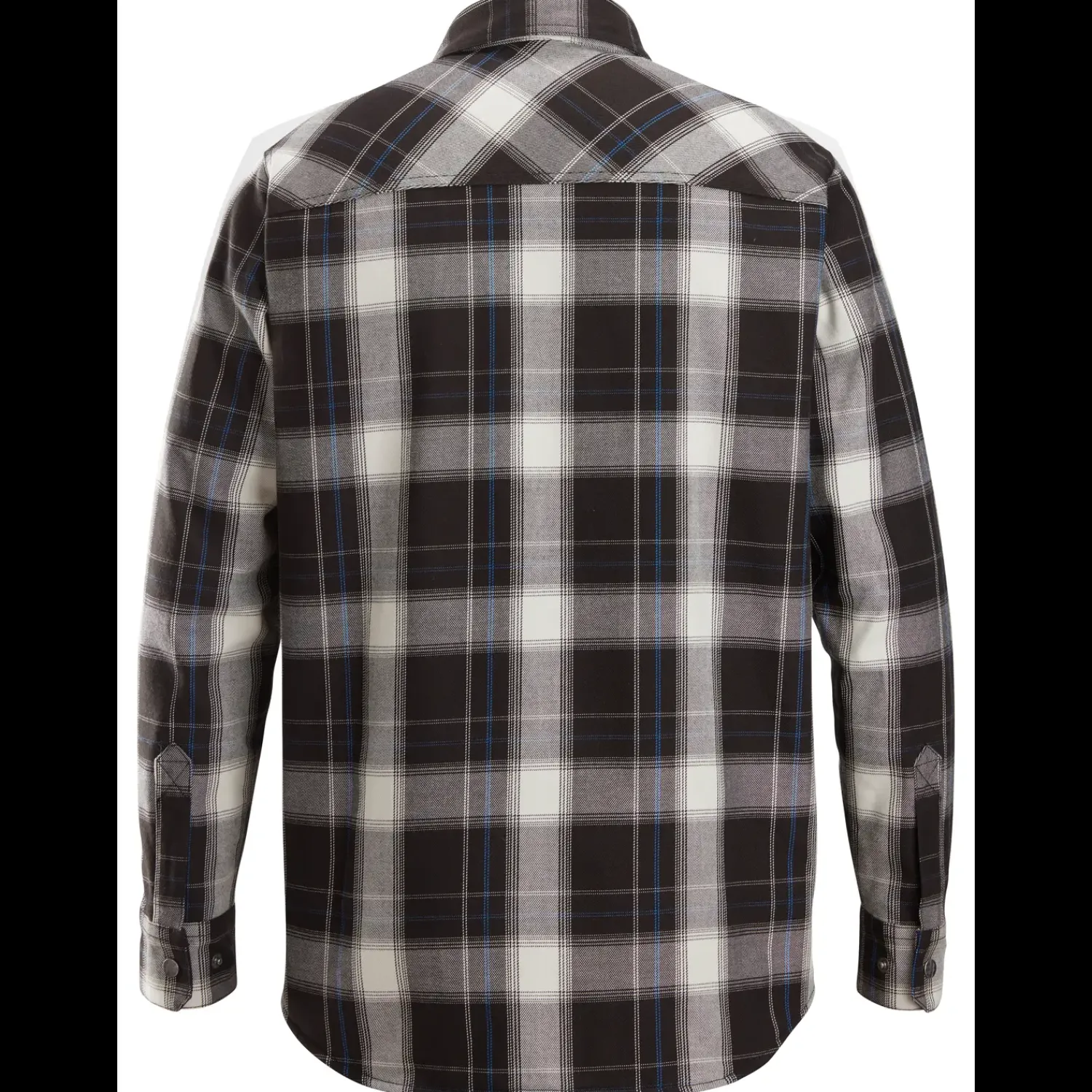 Skjorter^Snickers polstret vinterskjorte sort/råhvid str. L