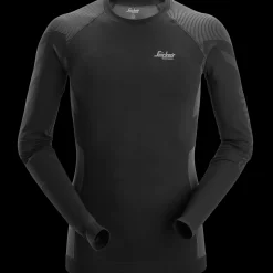 T-Shirts^Snickers t-shirt med lange ærmer 9491 sort/grå str. 2XL