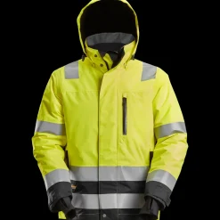 Snickers Jakker Og Veste^vandtæt jakke gul/sort str. S