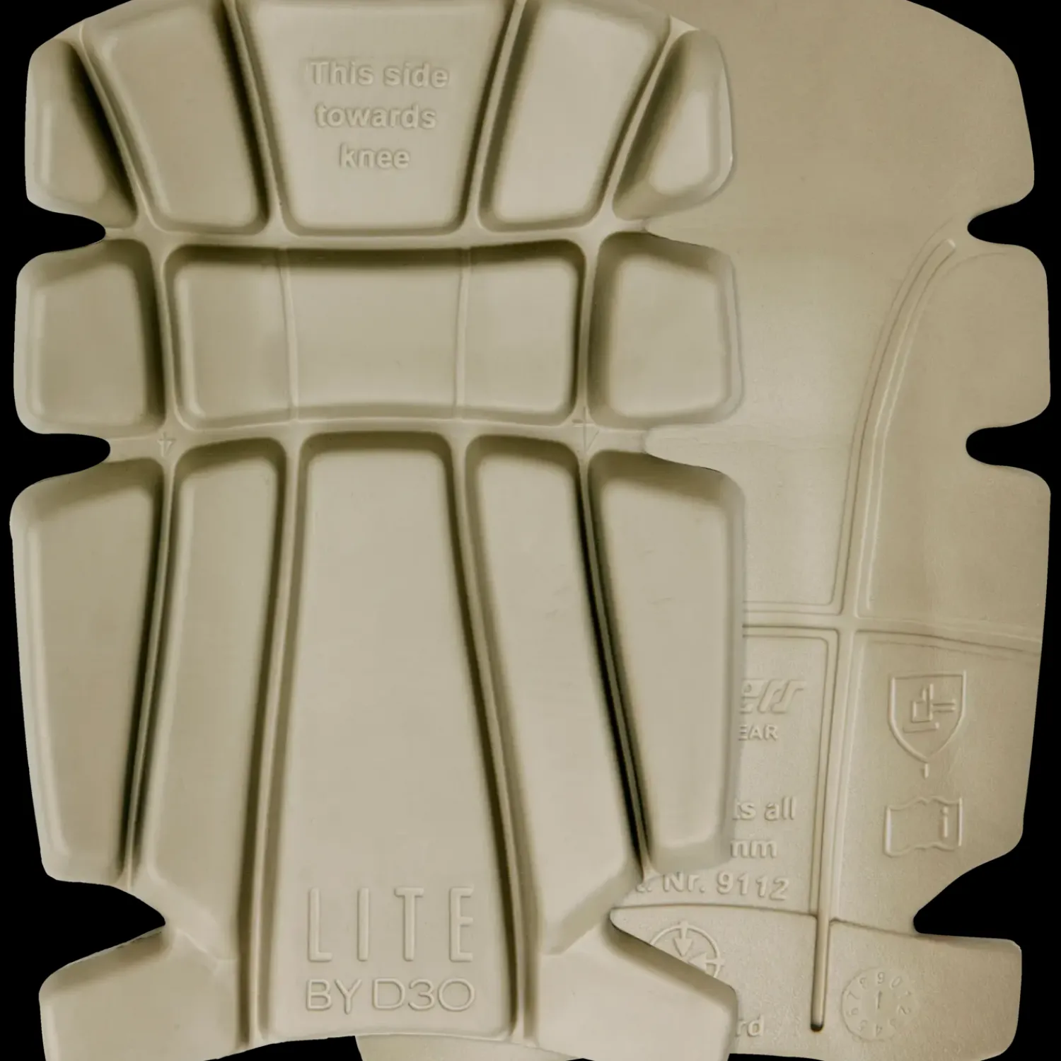 Clearance Snickers Workwear knæpude D3O til håndværkere sand str. One size