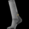 Clearance Snickers Workwear uldstrømper lange grå/sort str. 48