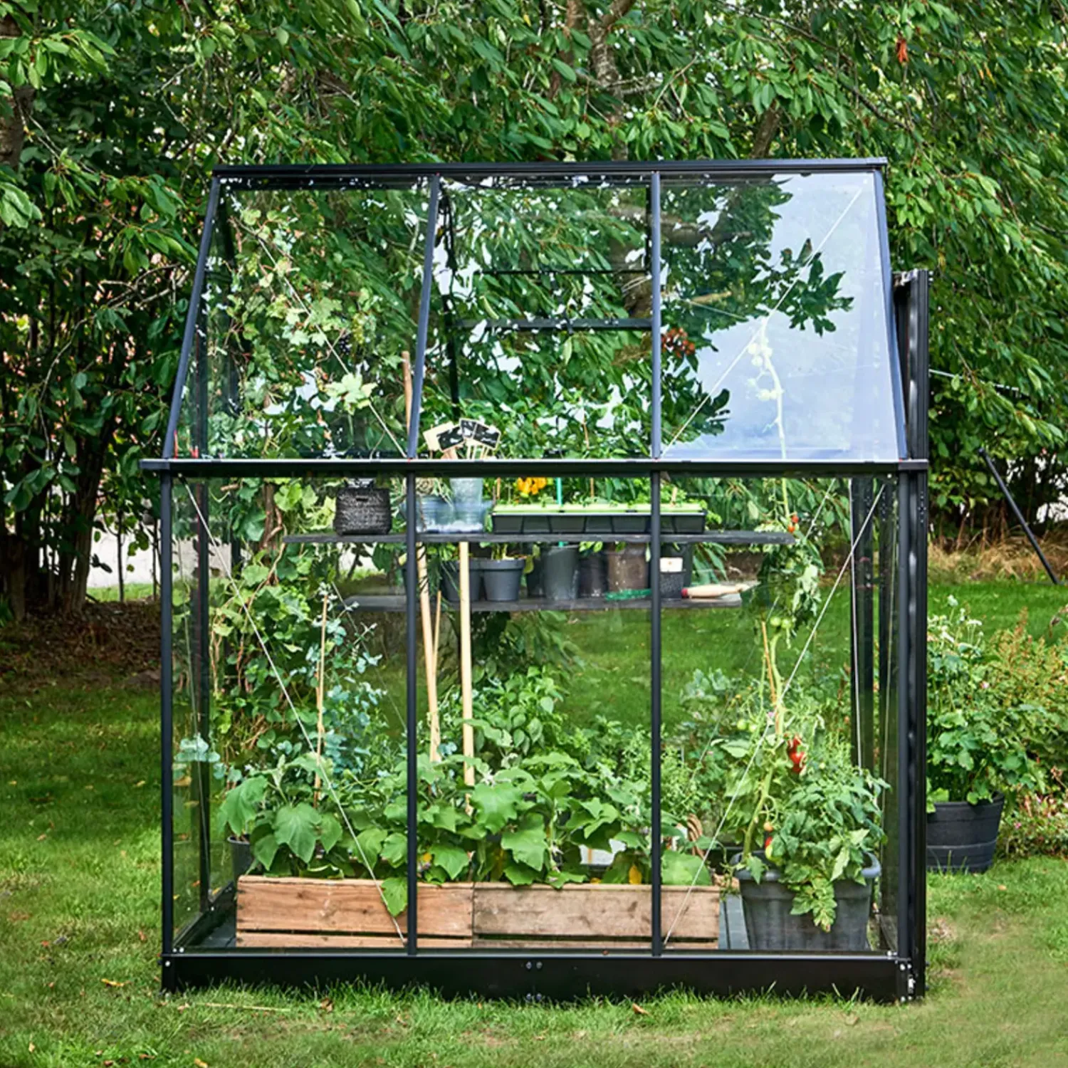 Halls Drivhussokler^Sokkel til Qube 66 3,9 m²