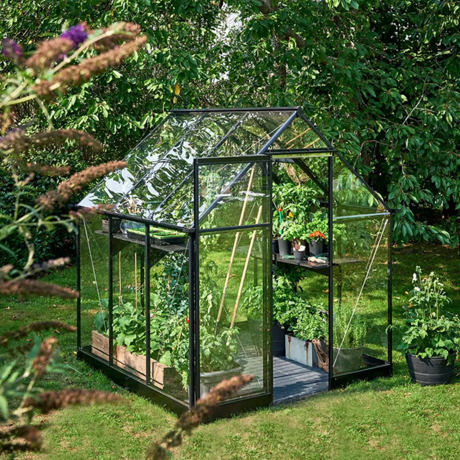 Halls Drivhussokler^Sokkel til Qube 66 3,9 m²