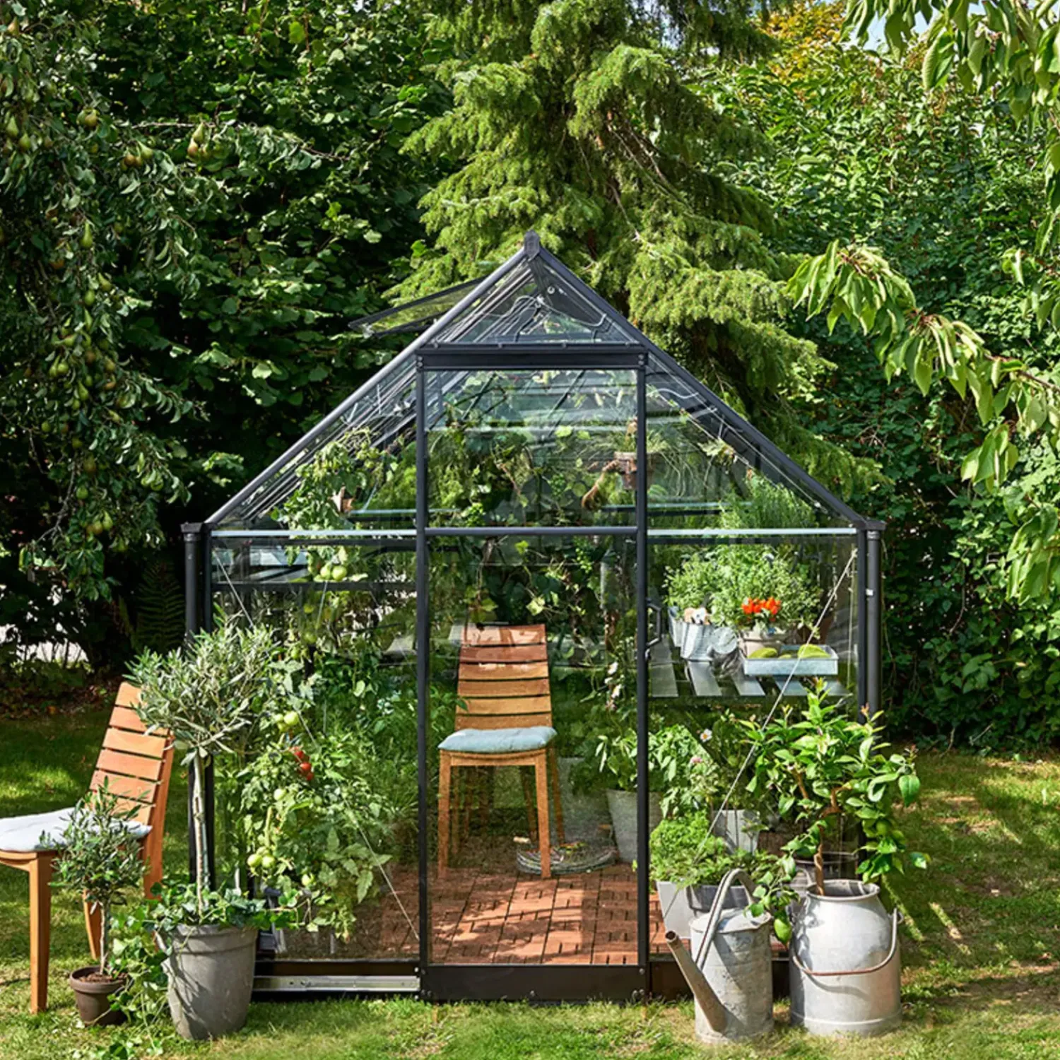 Halls Drivhussokler^Sokkel til Qube 68 5,1 m²