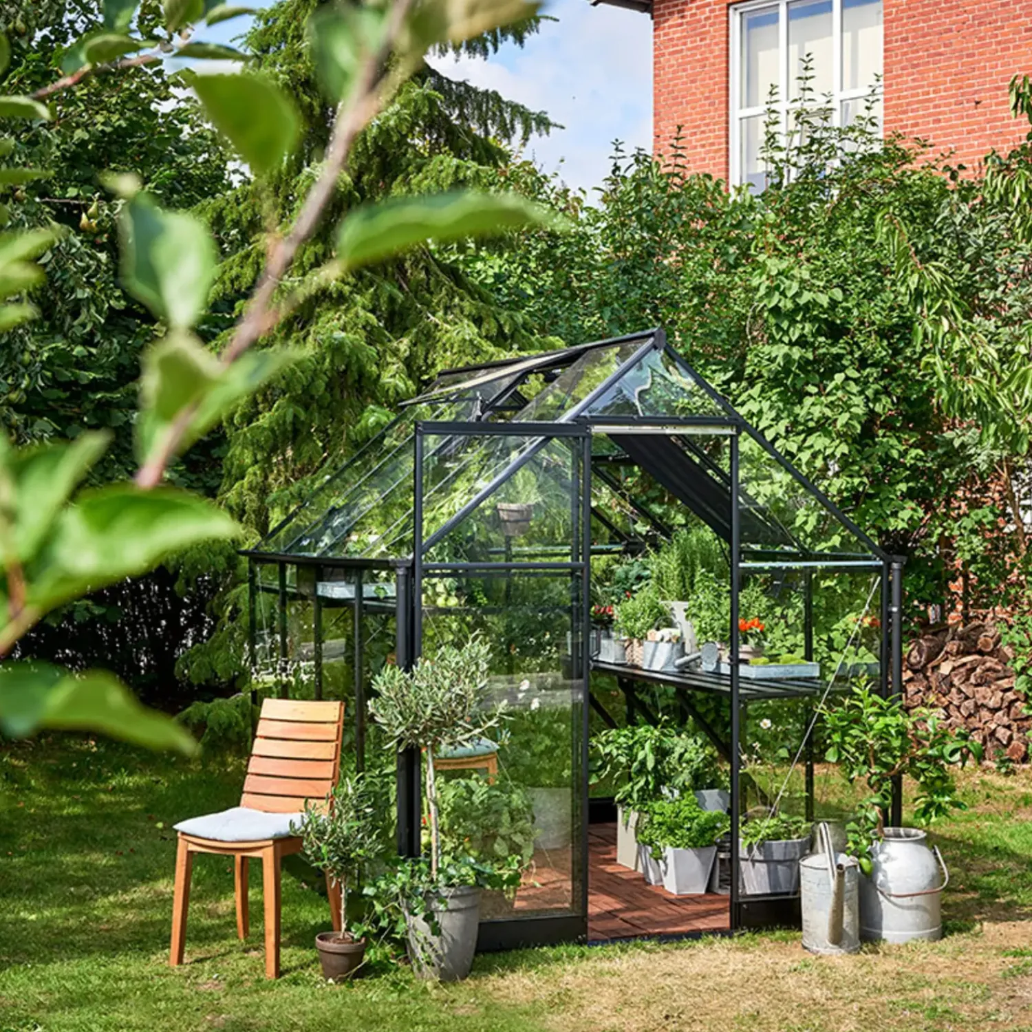 Halls Drivhussokler^Sokkel til Qube 68 5,1 m²