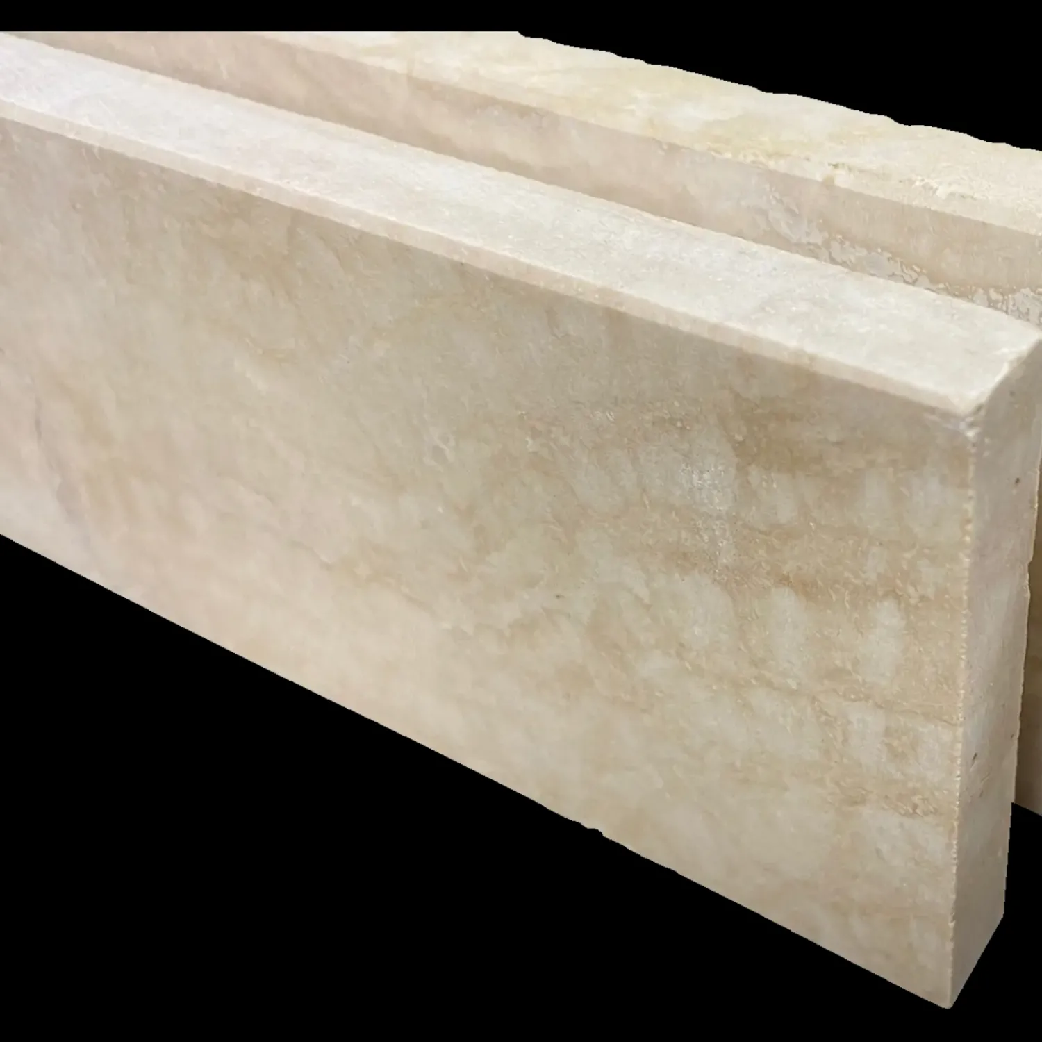 Gulv- Og Vægfliser^Sokkelfliser Marmor Travertin Suprem beige 7x61x1 cm