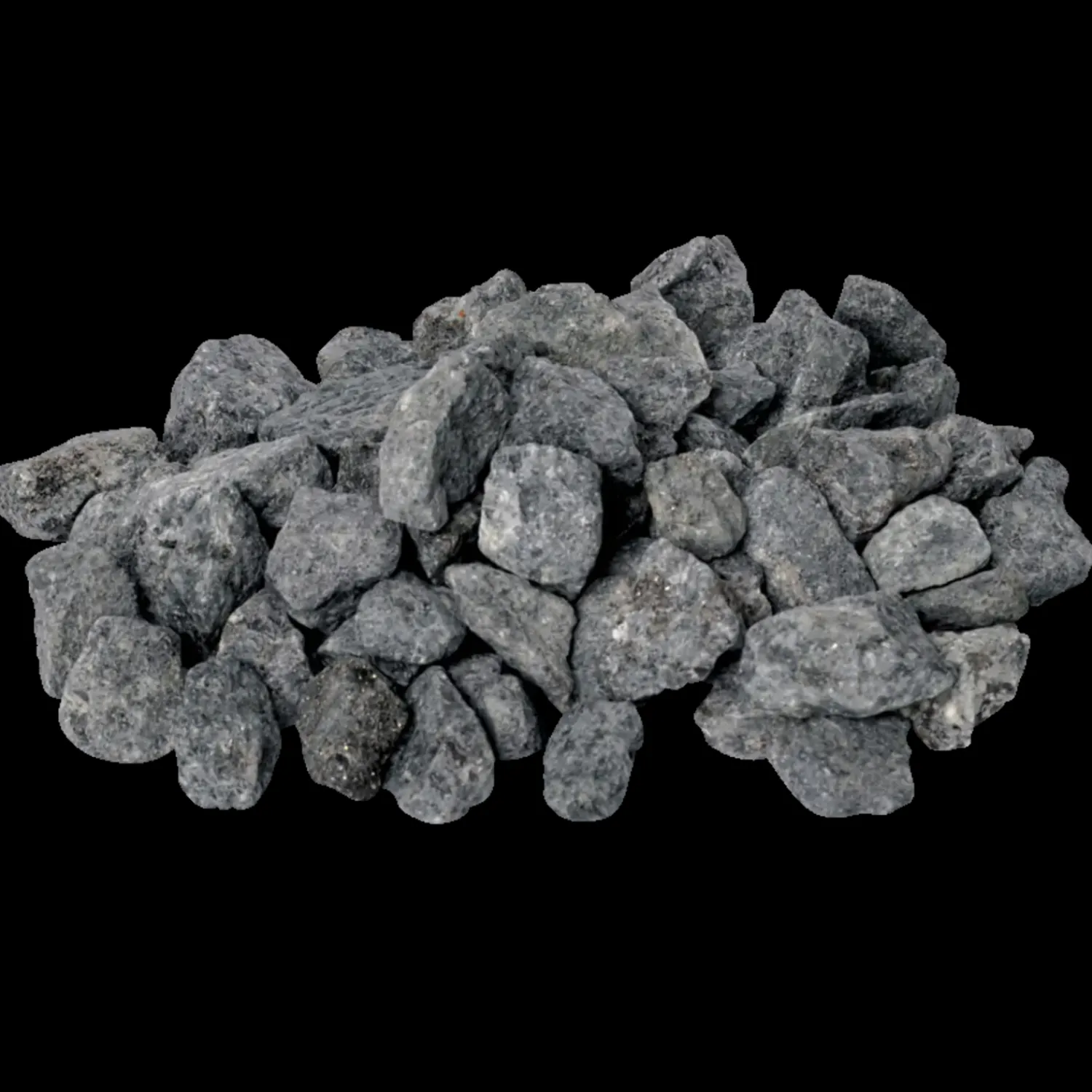 Granitskærver^Sorte granitskærver 11/16 mm ps. á 20 kg