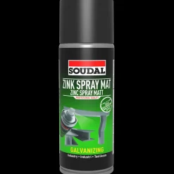 New Soudal zink spray, koldgalvanisering mat 400 ml