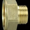 Vvs-Fittings Og Rør^Spidsmuffe 1/2"x3/8" messing
