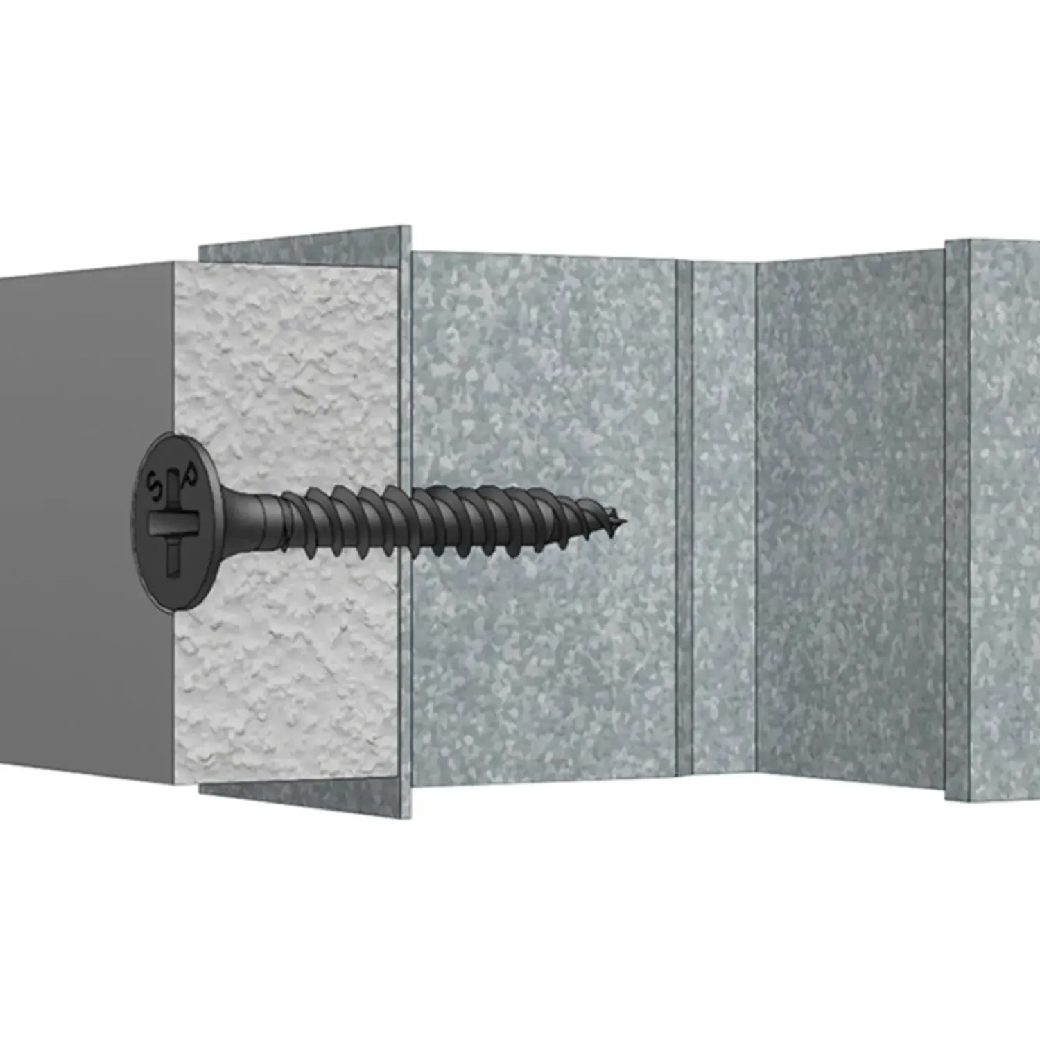 New Spit gipspladeskrue t/træ og 2,5 stål 3,9x25 1000 stk.