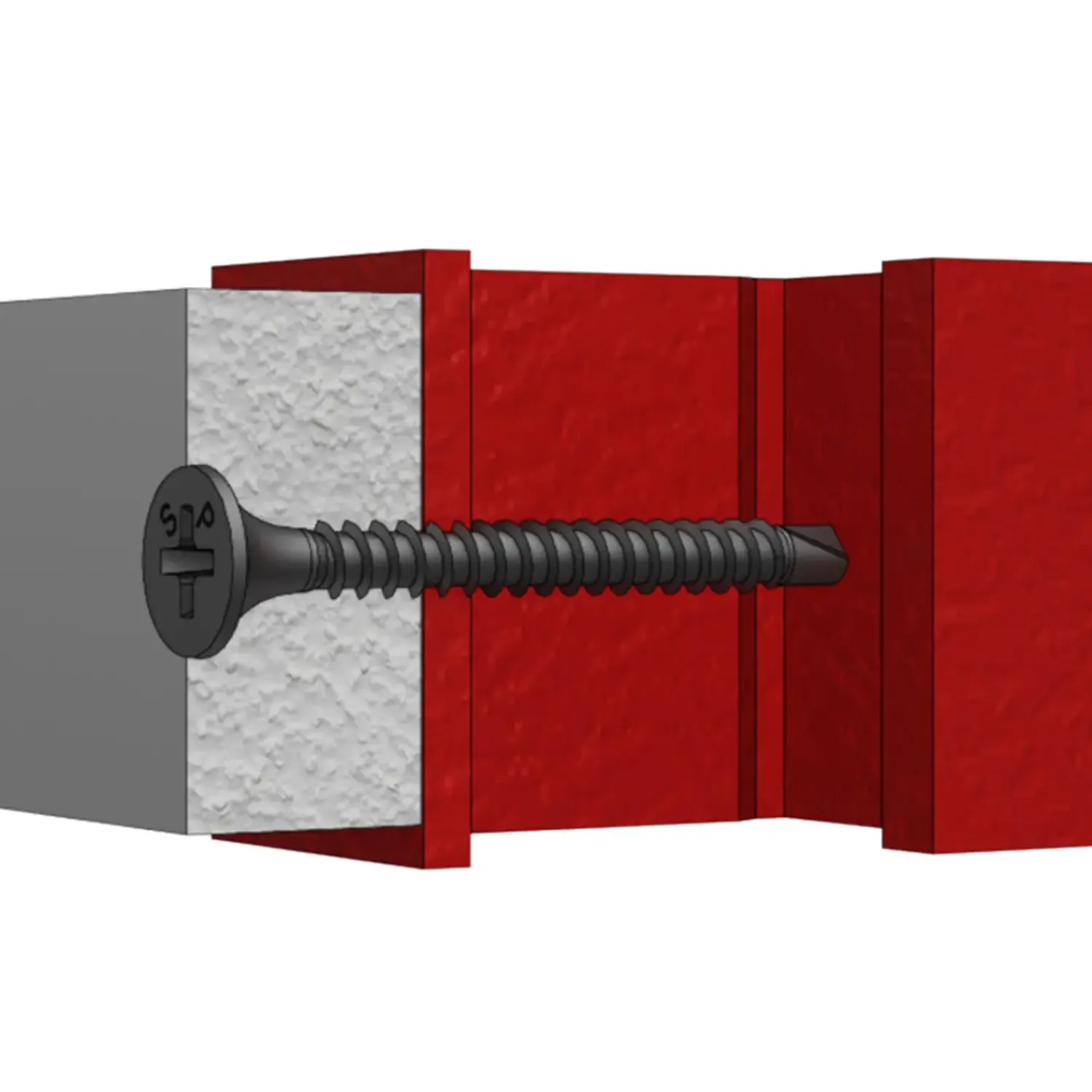 New Spit gipspladeskrue t/træ og 2,5 stål 3,9x25 1000 stk.