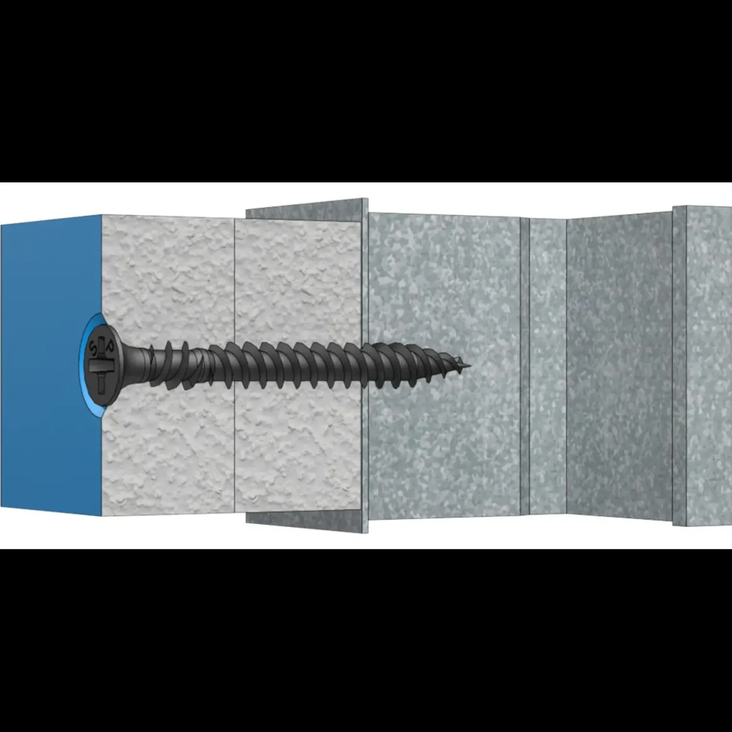 Discount Spit P-Screw HS hårdgips skrue t/stål løse 3,9x32 mm TH PH2 forzinket sort 500 stk.