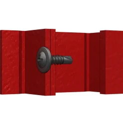 Spit Gipsskruer^P-Screw profilsamleskrue t/2,5 stål 4,2x13 mm PH2 elforz. sort 1000 stk