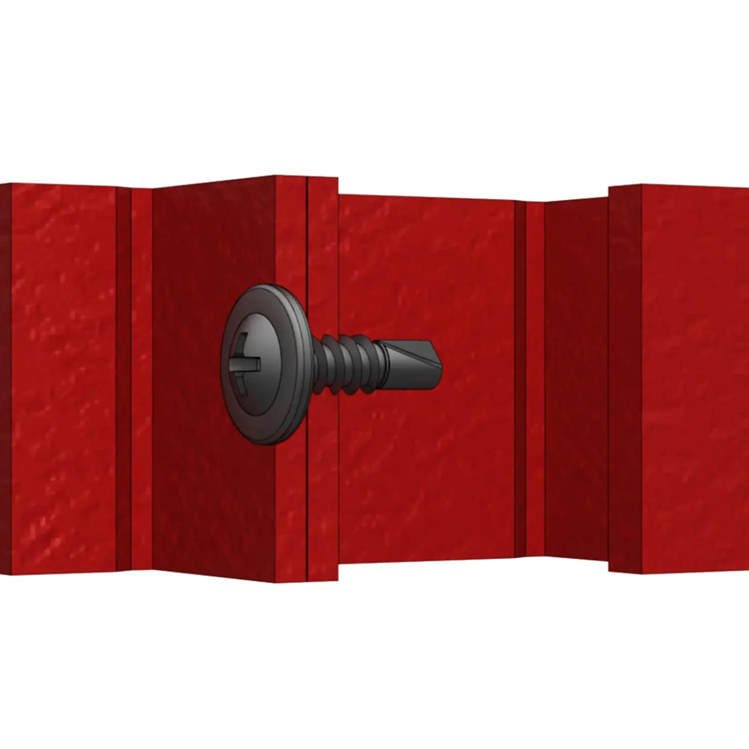 Spit Gipsskruer^P-Screw profilsamleskrue t/2,5 stål 4,2x13 mm PH2 elforz. sort 1000 stk