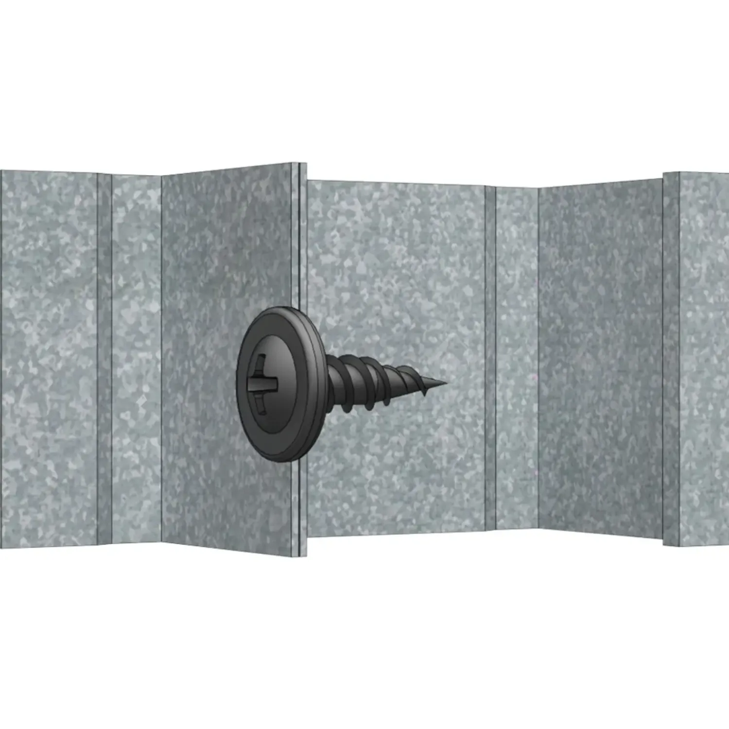 Spit P-Screw profilsamleskrue t/0,6 stål 4,2x13 mm PH2 elforz. sort 1000 stk