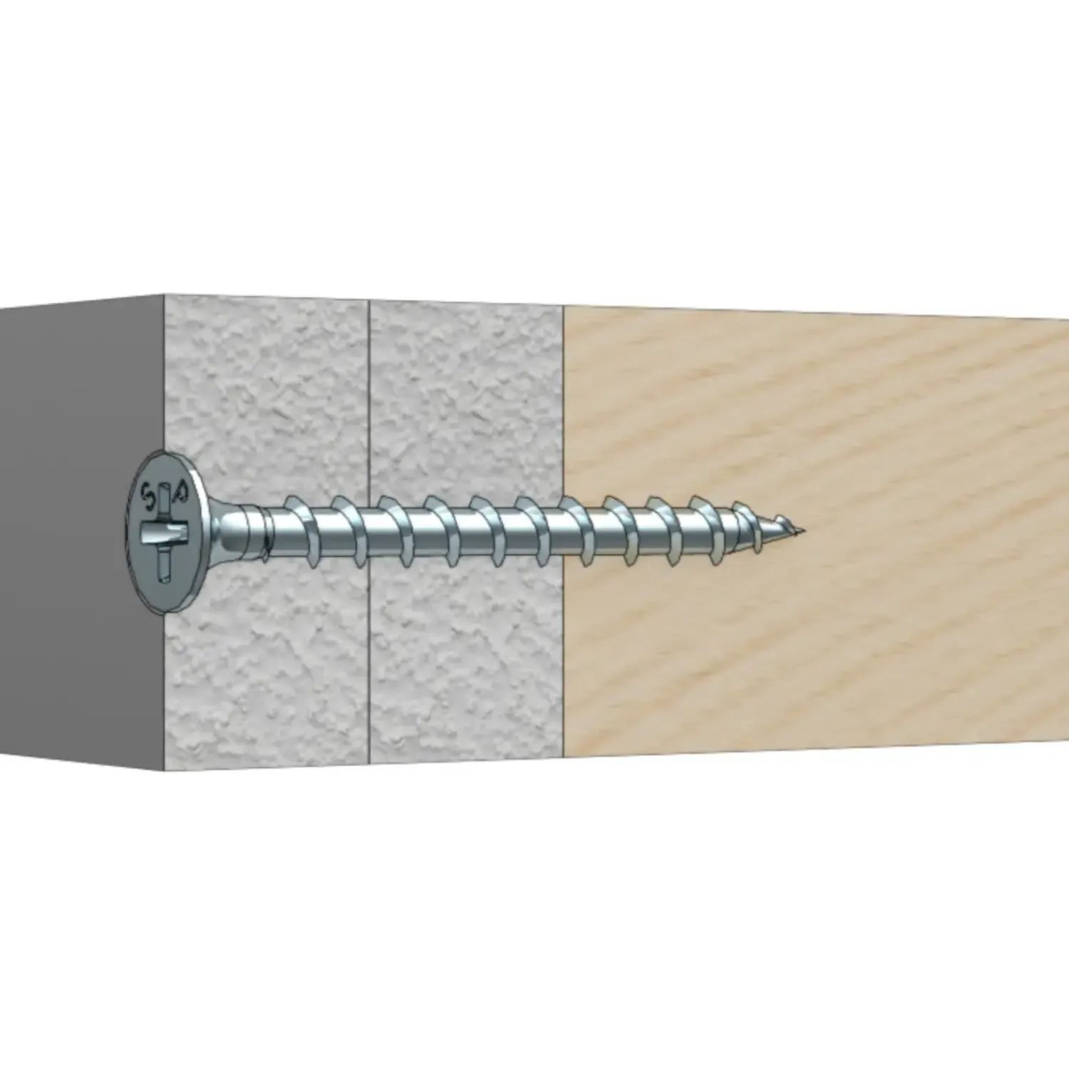 Gipsskruer^Spit P-Screw W gipsskrue t/træ 3,9x32 mm TH PH2 elforzink. 1000 stk.