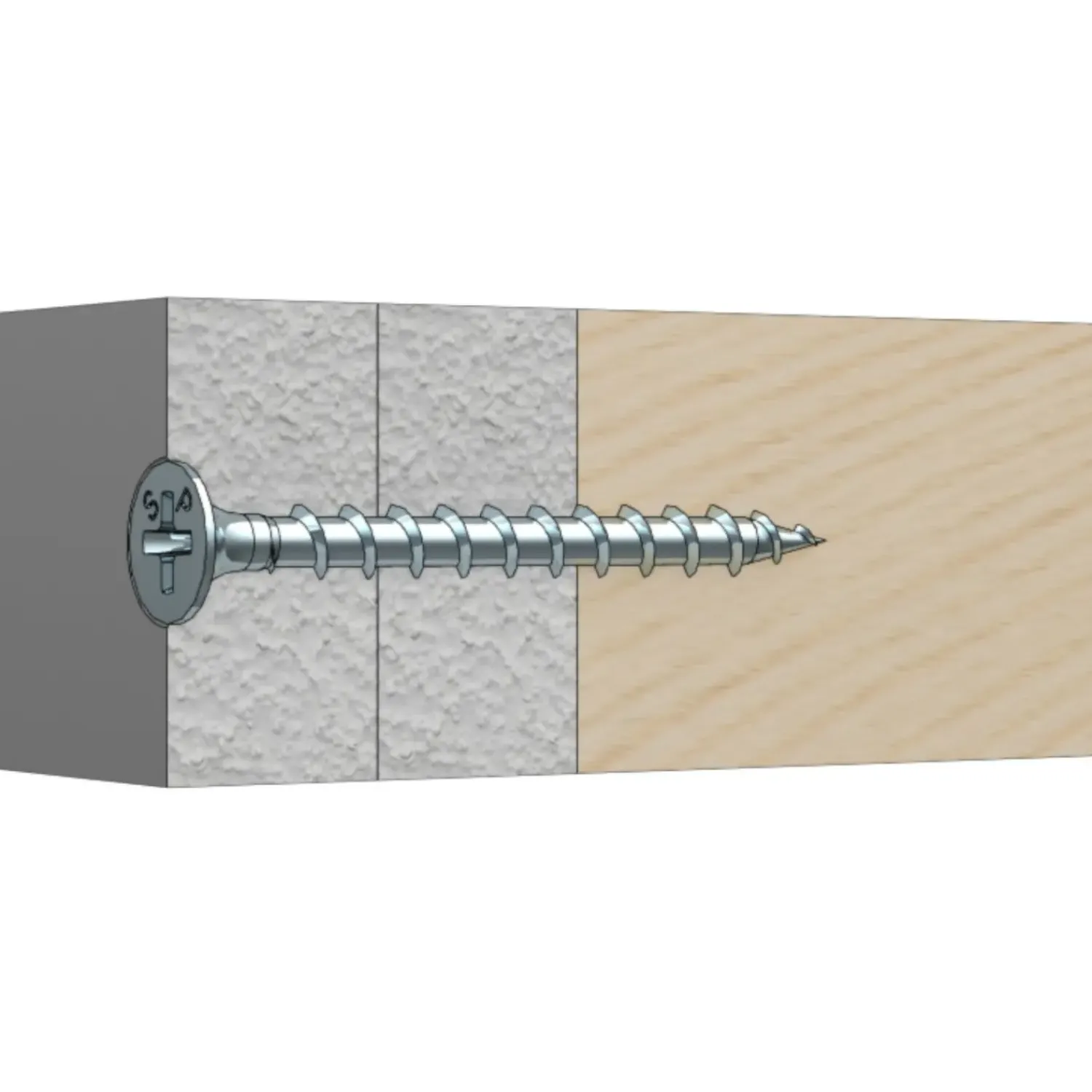 Gipsskruer^Spit P-Screw W gipsskrue t/træ på bånd 3,9x32 mm TH PH2 elforzink. 1000 stk.