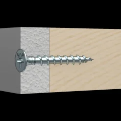 Gipsskruer^Spit P-Screw W gipsskrue t/træ på bånd 3,9x32 mm TH PH2 elforzink. 1000 stk.