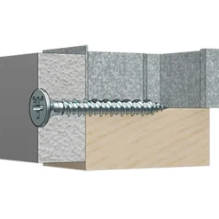 Gipsskruer^Spit P-Screw WS gipsskrue t/træ og stål 3,9x35 TH PH2 elforzinket 250 stk