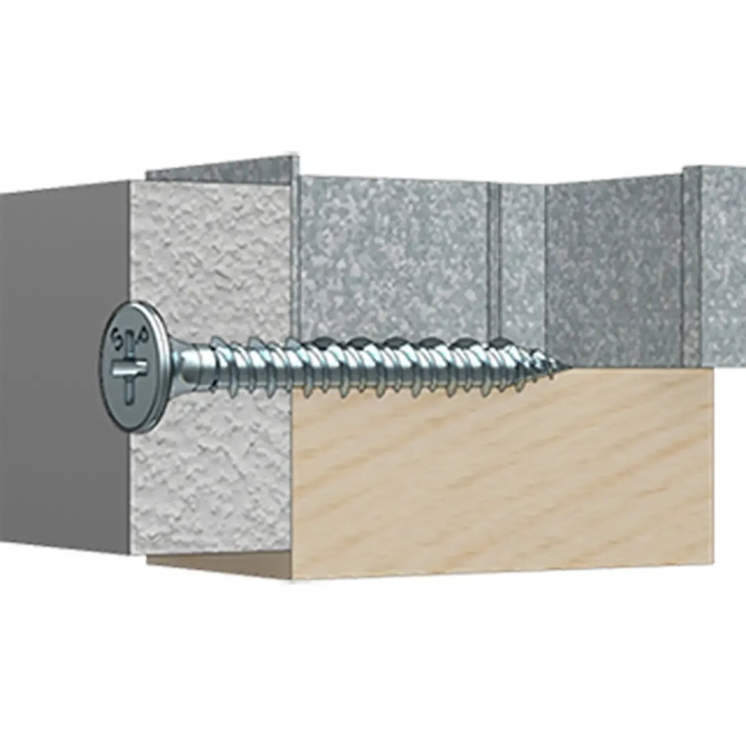 Gipsskruer^Spit P-Screw WS gipsskrue t/træ og stål 3,9x35 TH PH2 elforzinket 250 stk