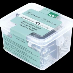 Suki Spånpladeskruer|Sortimentsbokse^Spånpladeskruer T20 4x50 mm 150 stk