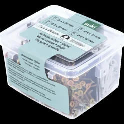 Outlet Suki Spånpladeskruer 4x50/5x60 mm 110 stk