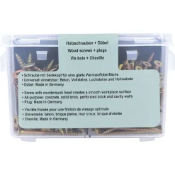 Outlet Suki Spånpladeskruer 4x50/5x60 mm 110 stk