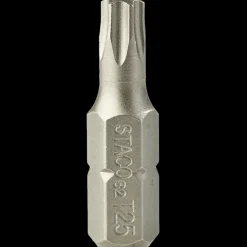 Staco 1/4" bits rustfri stål TX25 6 stk