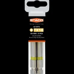 Staco Bits- Og Bitssæt^bit TX10 89 mm farvekode gul 8 stk